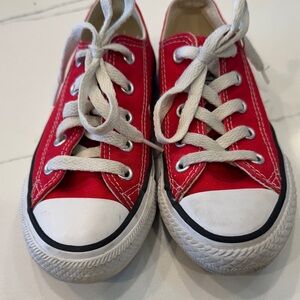 Converse Red and White Kids Sneakers